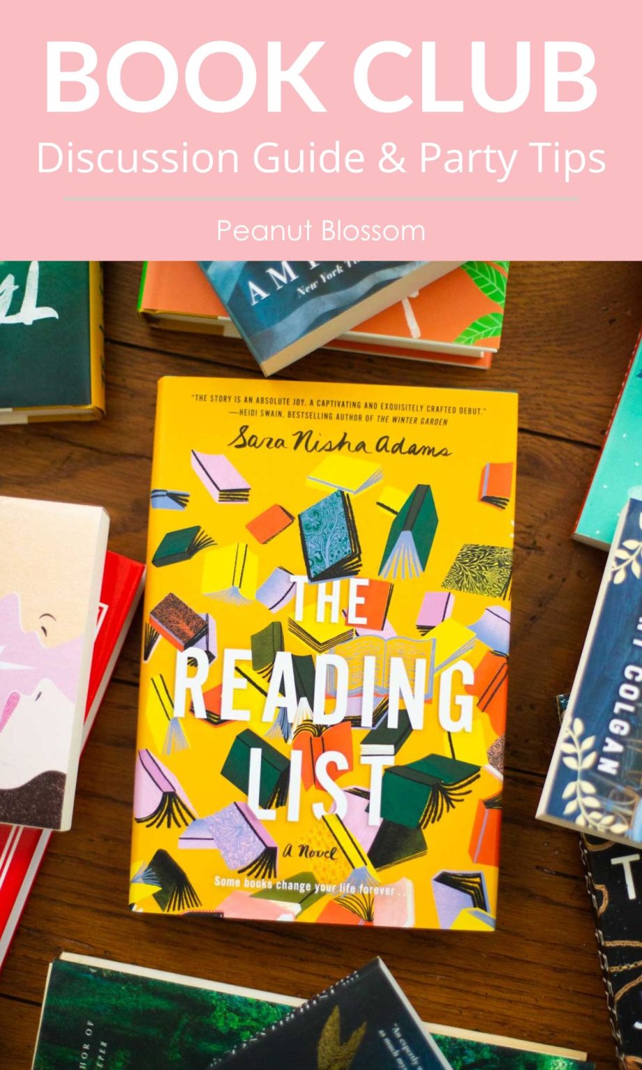 The reading list book club kit peanut blossom book club