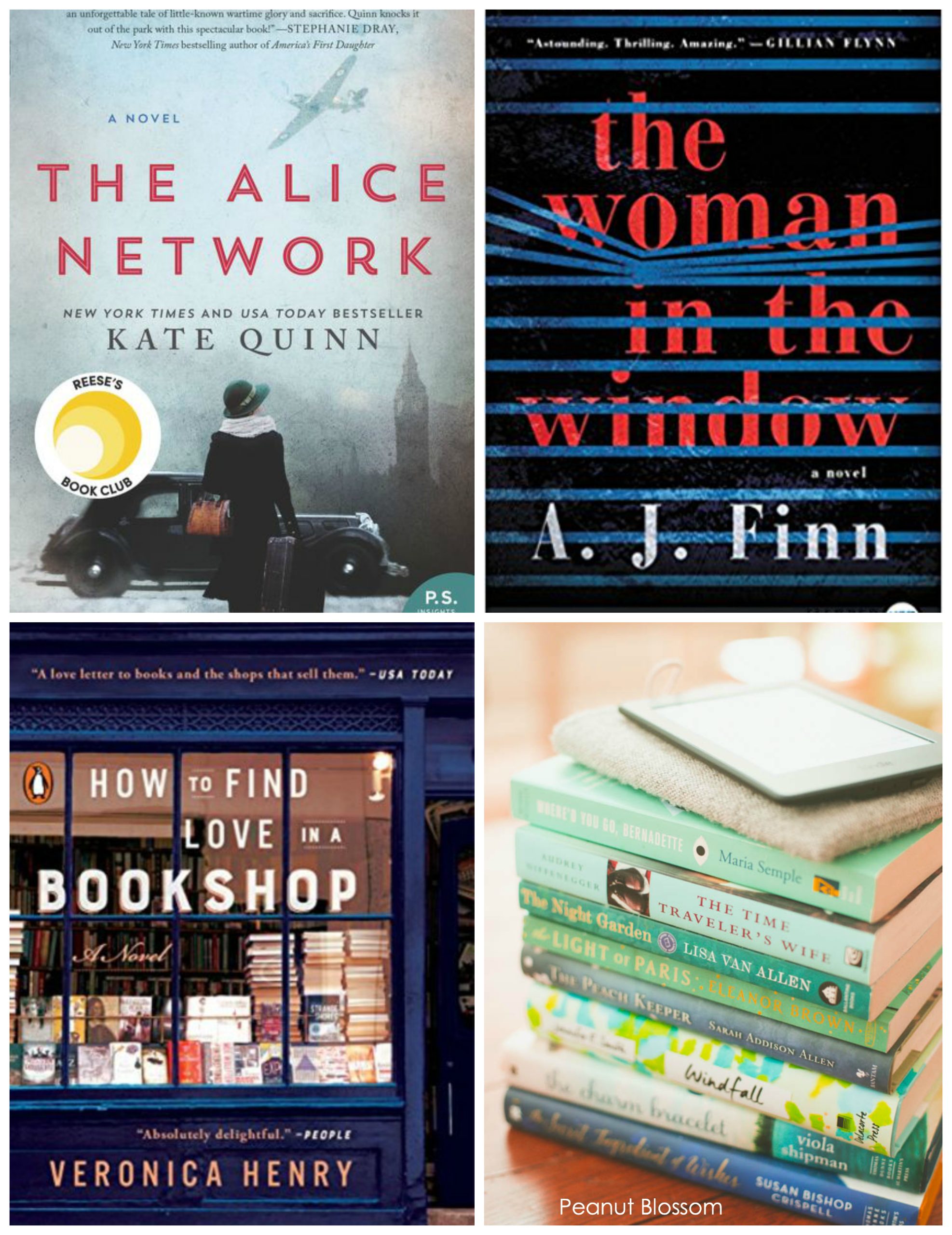 A photo collage of book covers.