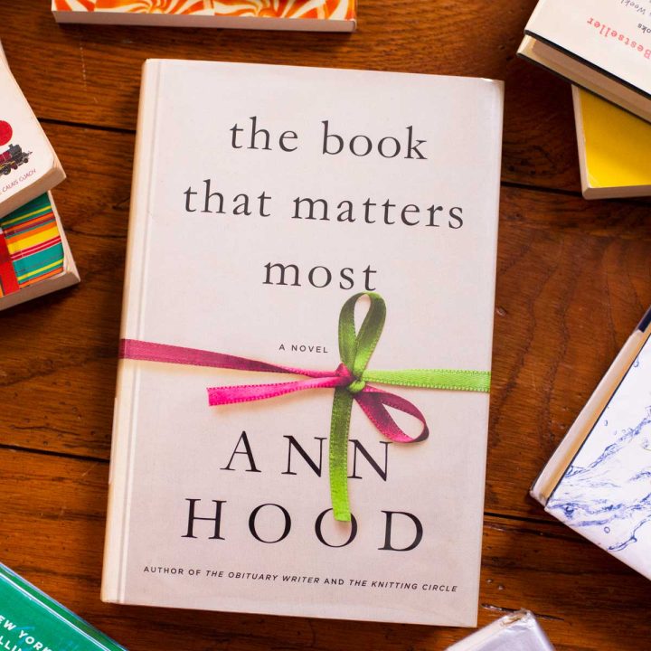 A copy of the book called "The Book That Matters Most" is on the table.