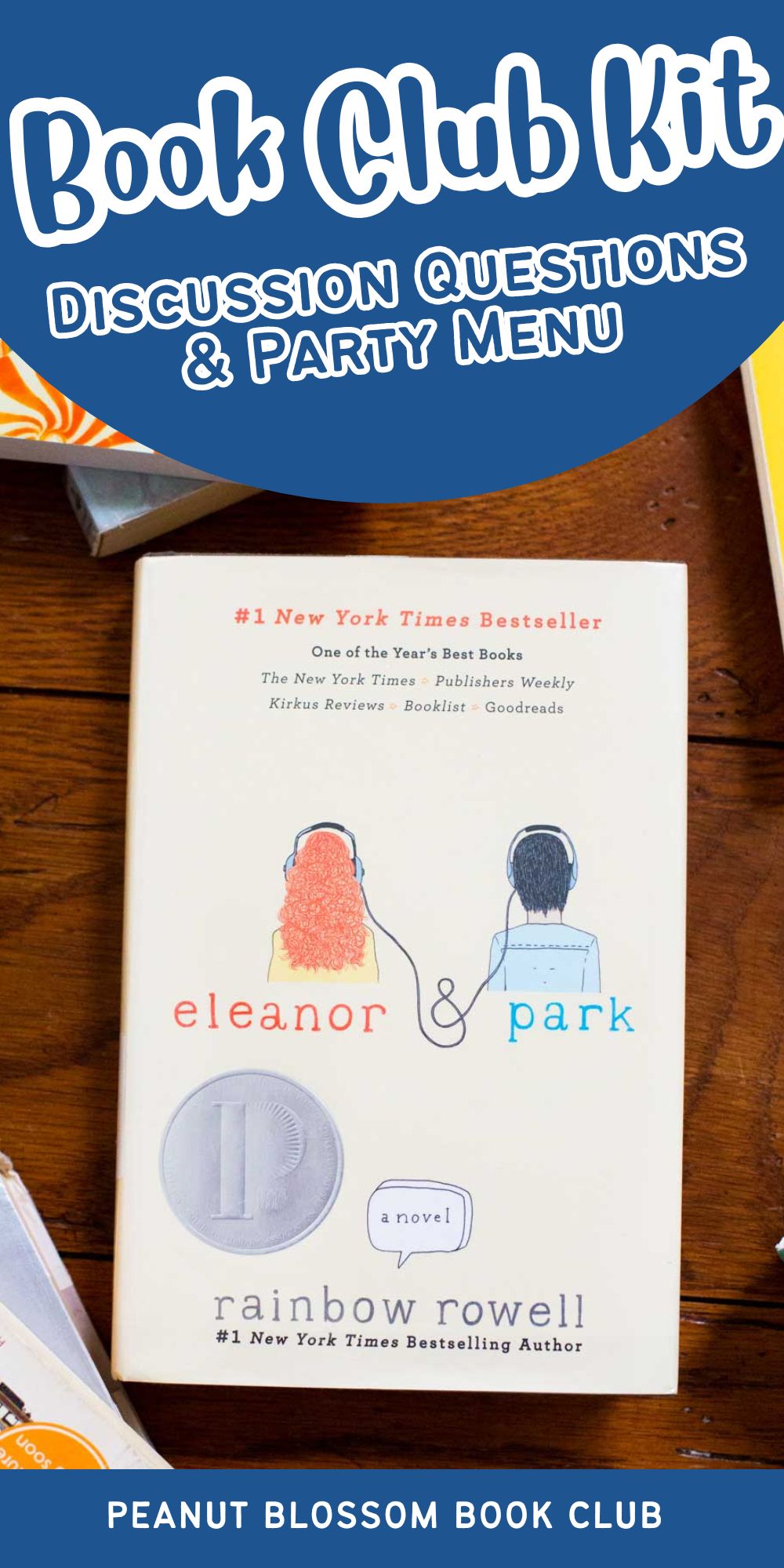 A copy of Eleanor & Park sits on a table.