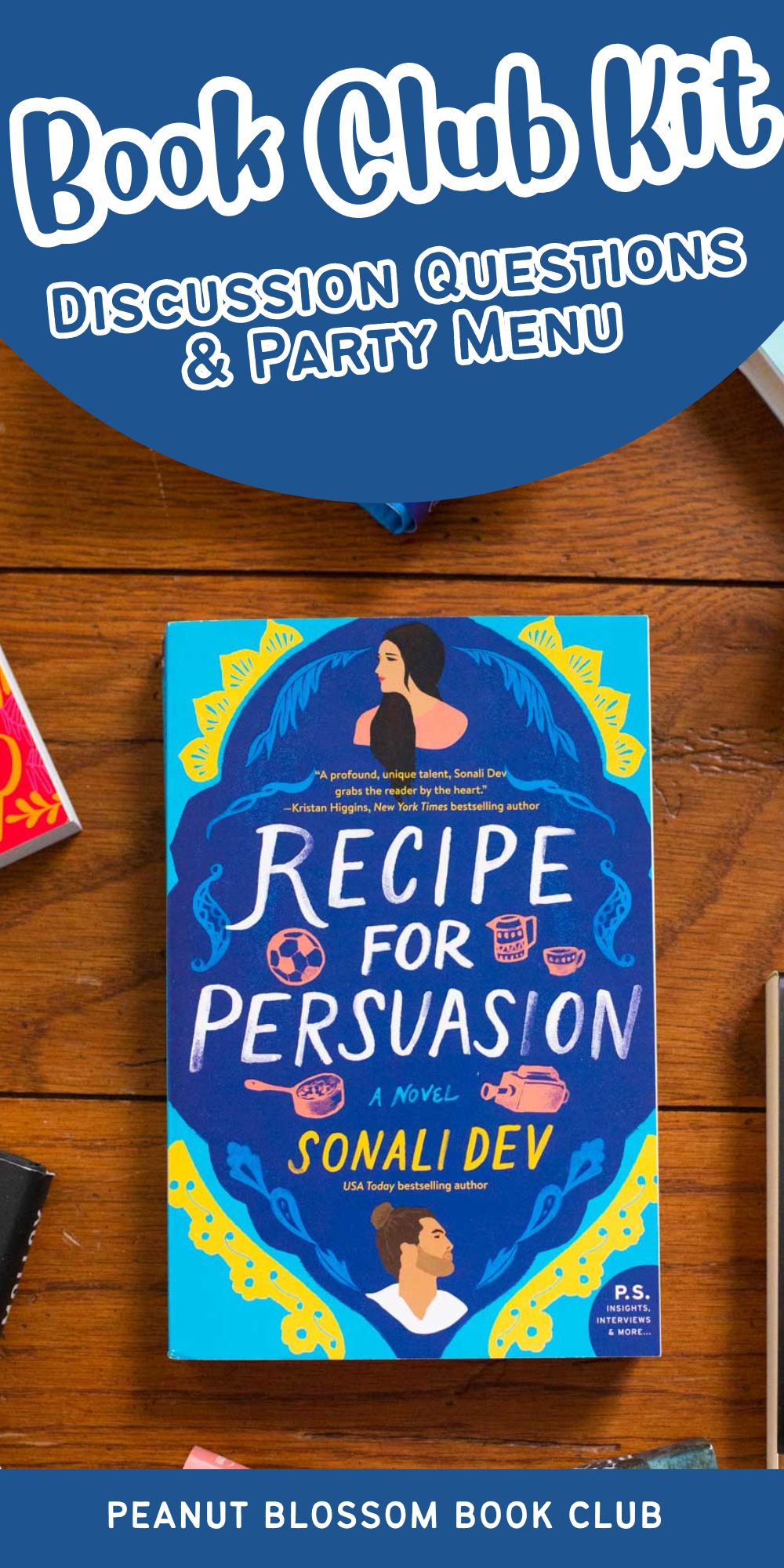 A copy of the book Recipe for Persuasion is on the table.