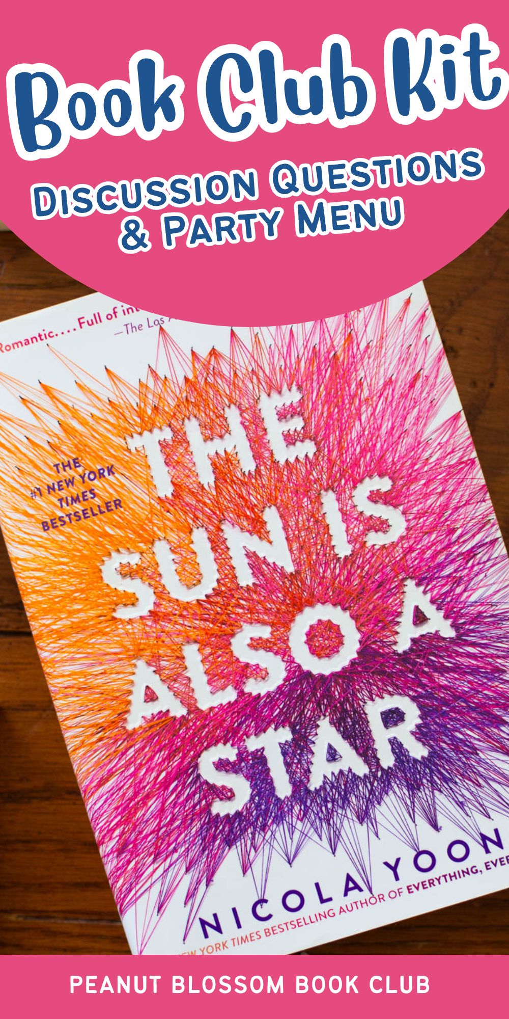 A copy of the book The Sun is Also a Star is on the table.