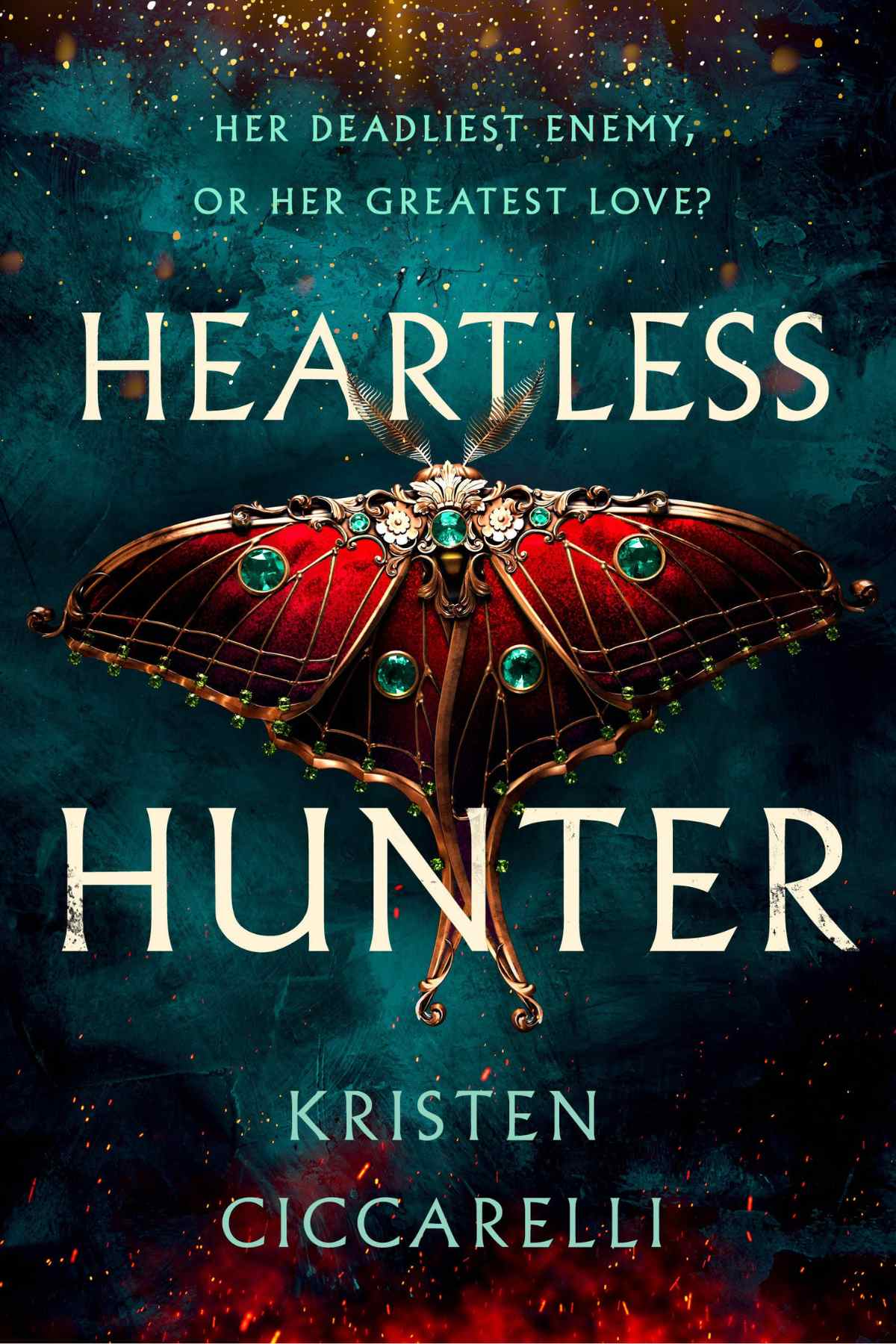 The book cover for Heartless Hunter by Kristen Ciccarelli