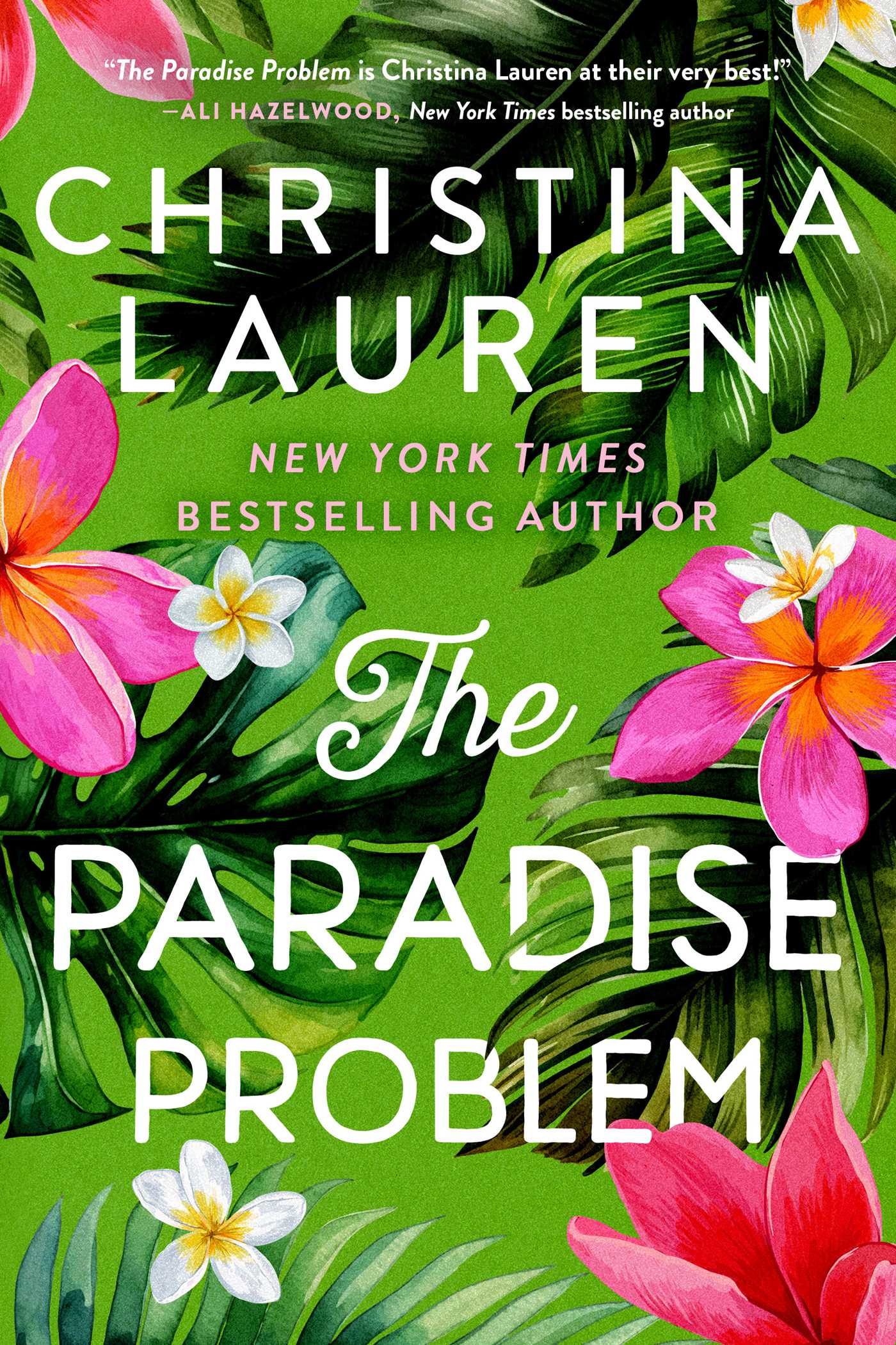 The cover of the book The Paradise Problem by Christina Lauren.