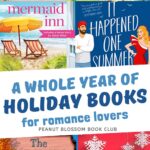 The photo collage shows an entire year of holiday books.