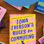 A copy of the book Iona Iverson's Rules of Commuting is on the table.