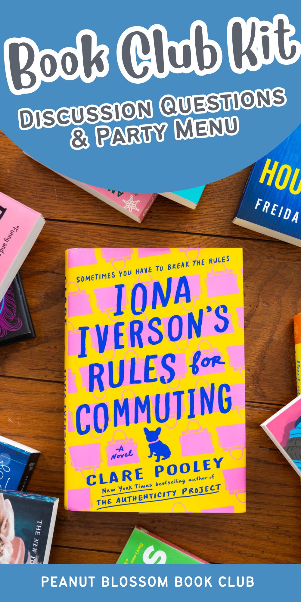 A copy of the book Iona Iverson's Rules of Commuting is on the table.