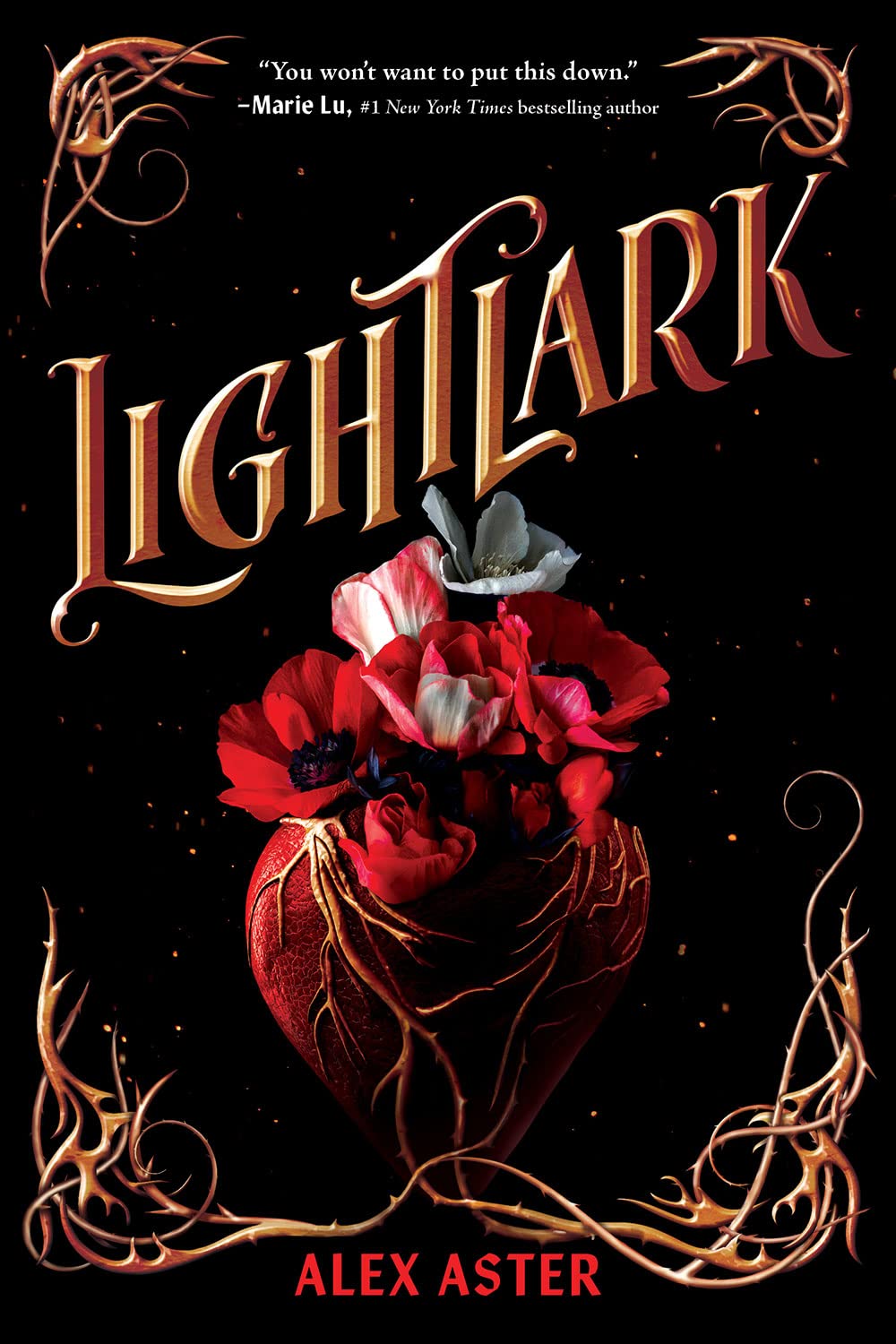 The cover of the book Lightlark by Alex Aster.