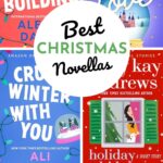 The photo collage shows the book covers for 4 novellas set at Christmas time.