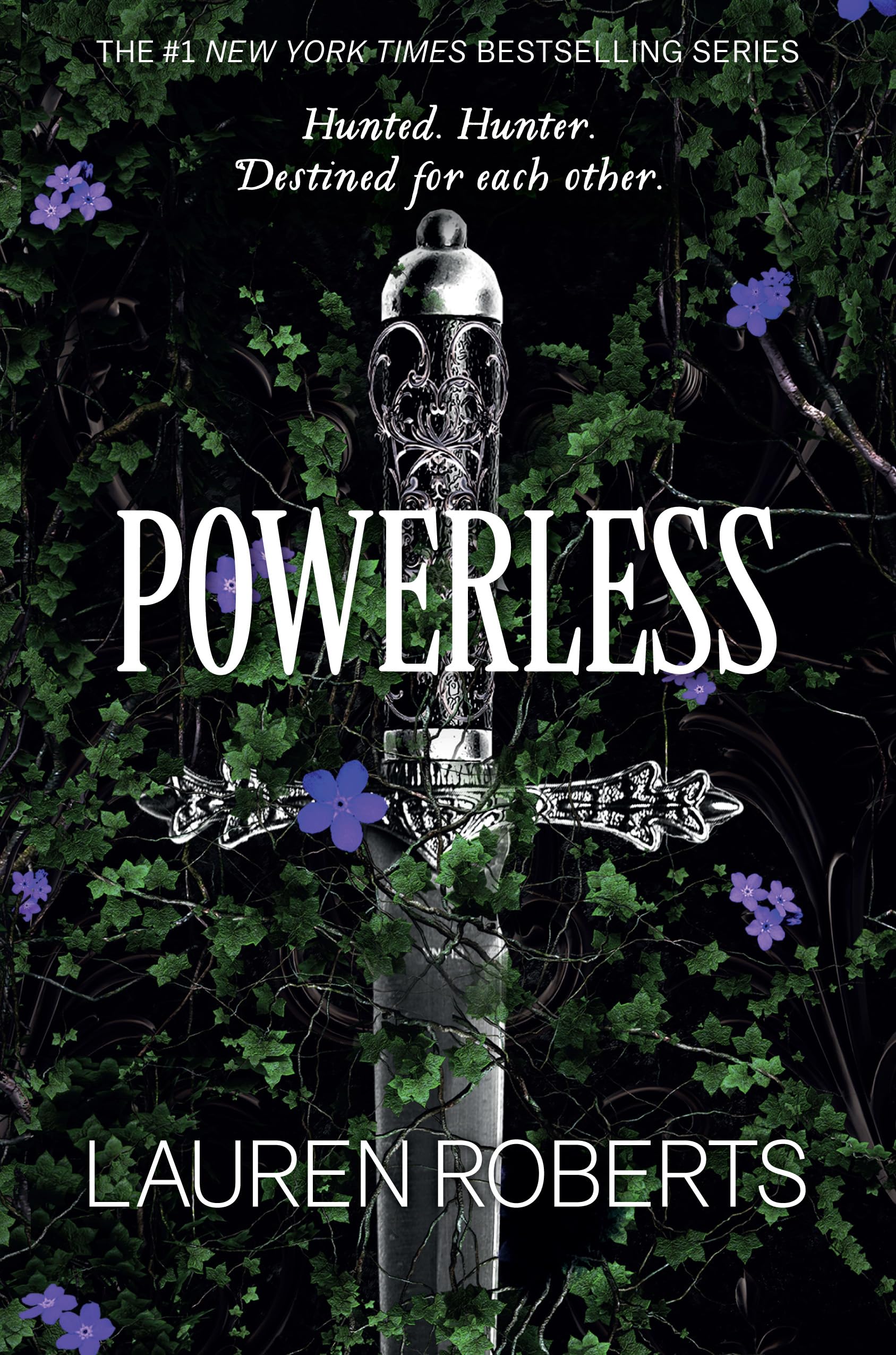The cover of the book Powerless by Lauren Roberts.