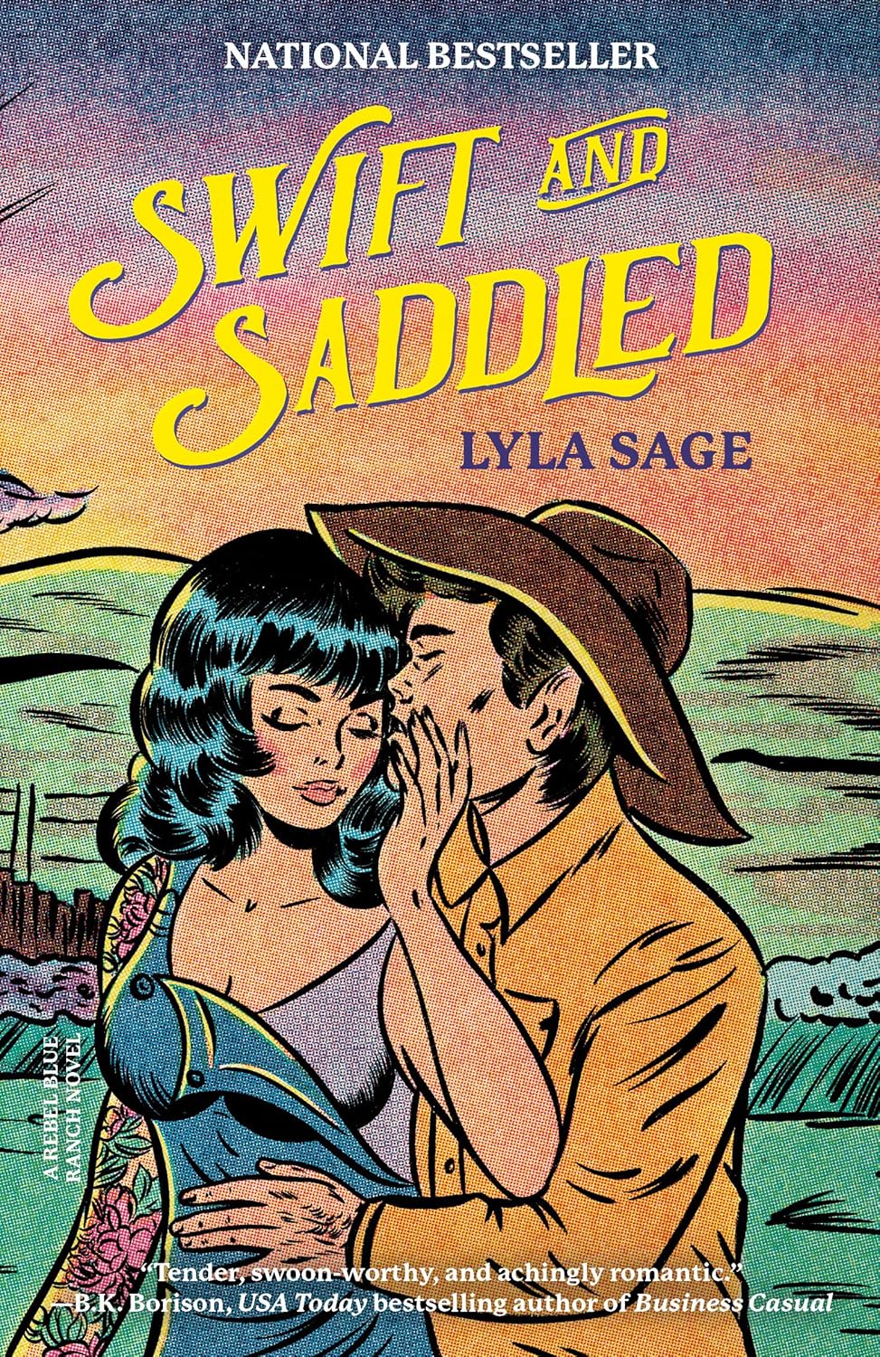 The cover of the book Swift and Saddled by Lyla Sage.