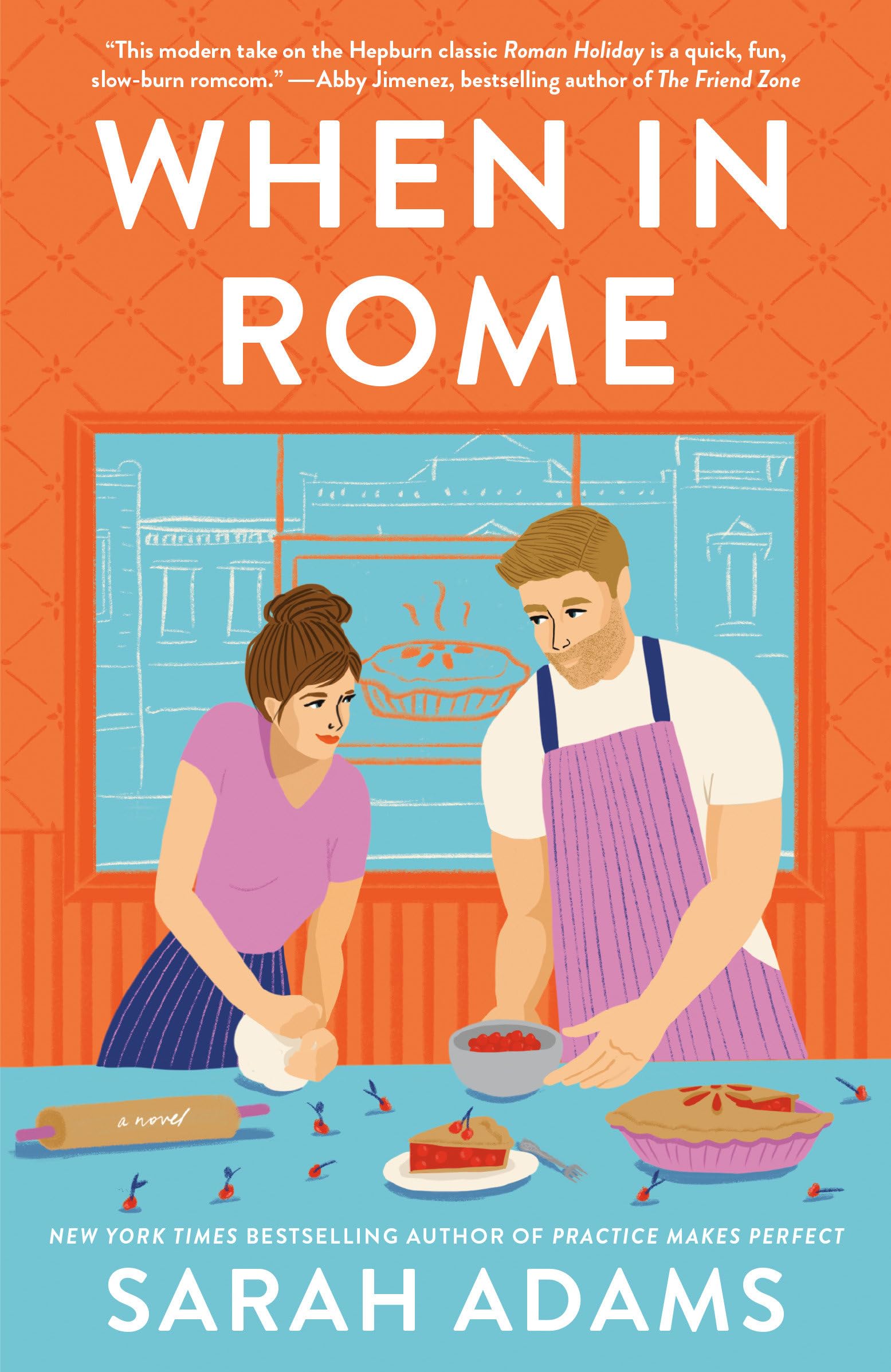 The cover of the book When in Rome by Sarah Adams.