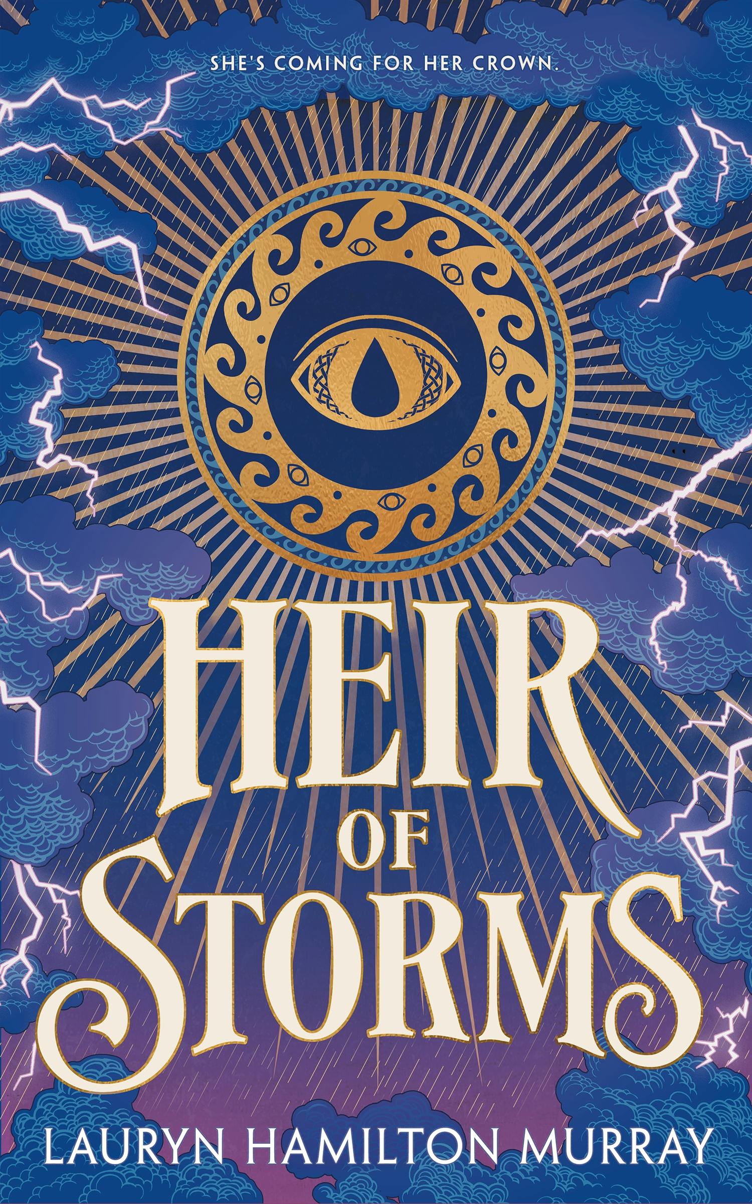 The cover of the book Heir of Storms by Lauryn Hamilton Murray.