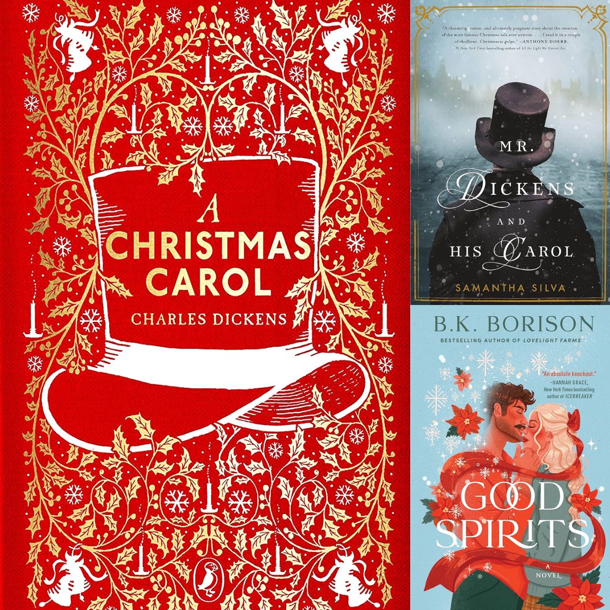 A trio of Christmas books to read during December.